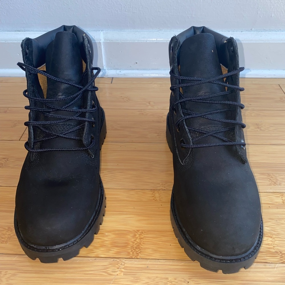Black construction Timberland boots - Picture 4 of 10
